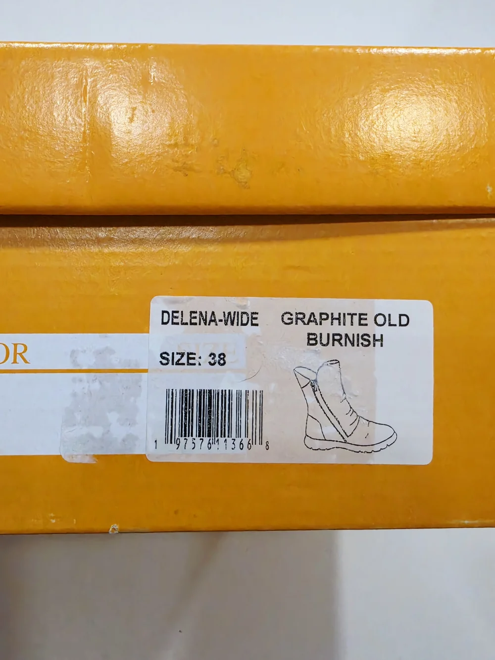 Miz Mooz Delena Boots Graphite Old Burnish Wide EU 38 / US 8